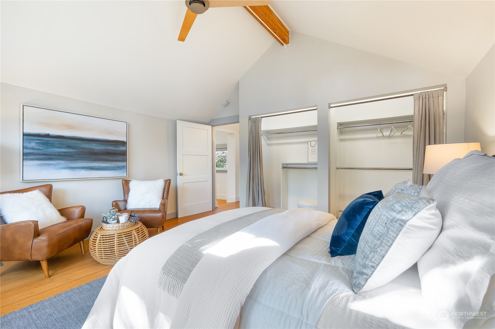 1408 Northwest 73rd Street Seattle, WA 98117 - Photo 23 of 40 a bedroom with a bed and couch