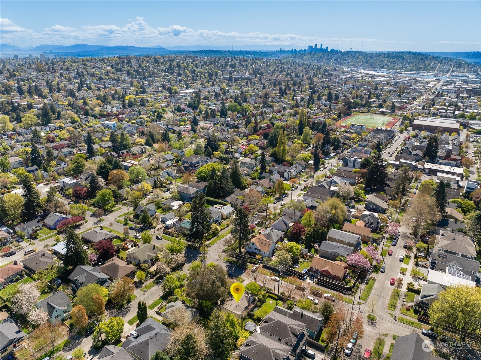 1408 Northwest 73rd Street Seattle, WA 98117 - Photo 39 of 40 an aerial view of a city