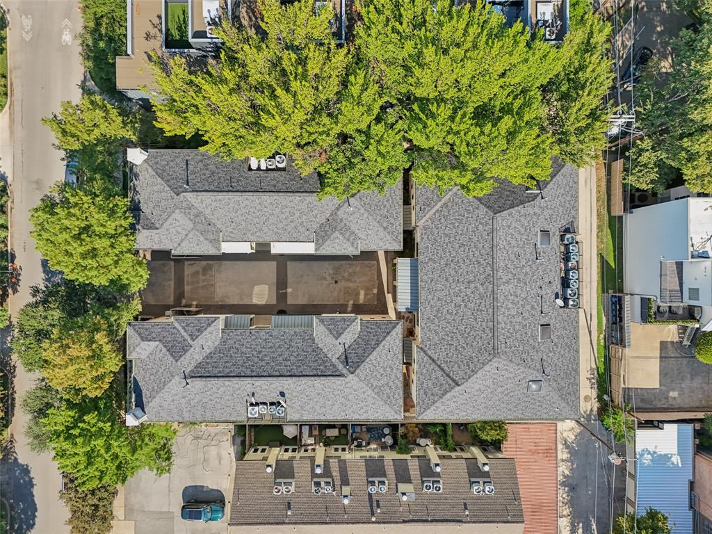 3926 Holland Avenue, Unit 102 Dallas, TX 75219 - Photo 36 of 40 an aerial view of a house with a yard