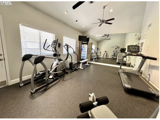 10178 Southeast Talbert Street Clackamas, OR 97015 - Photo 25 of 27 a view of a room with gym equipment