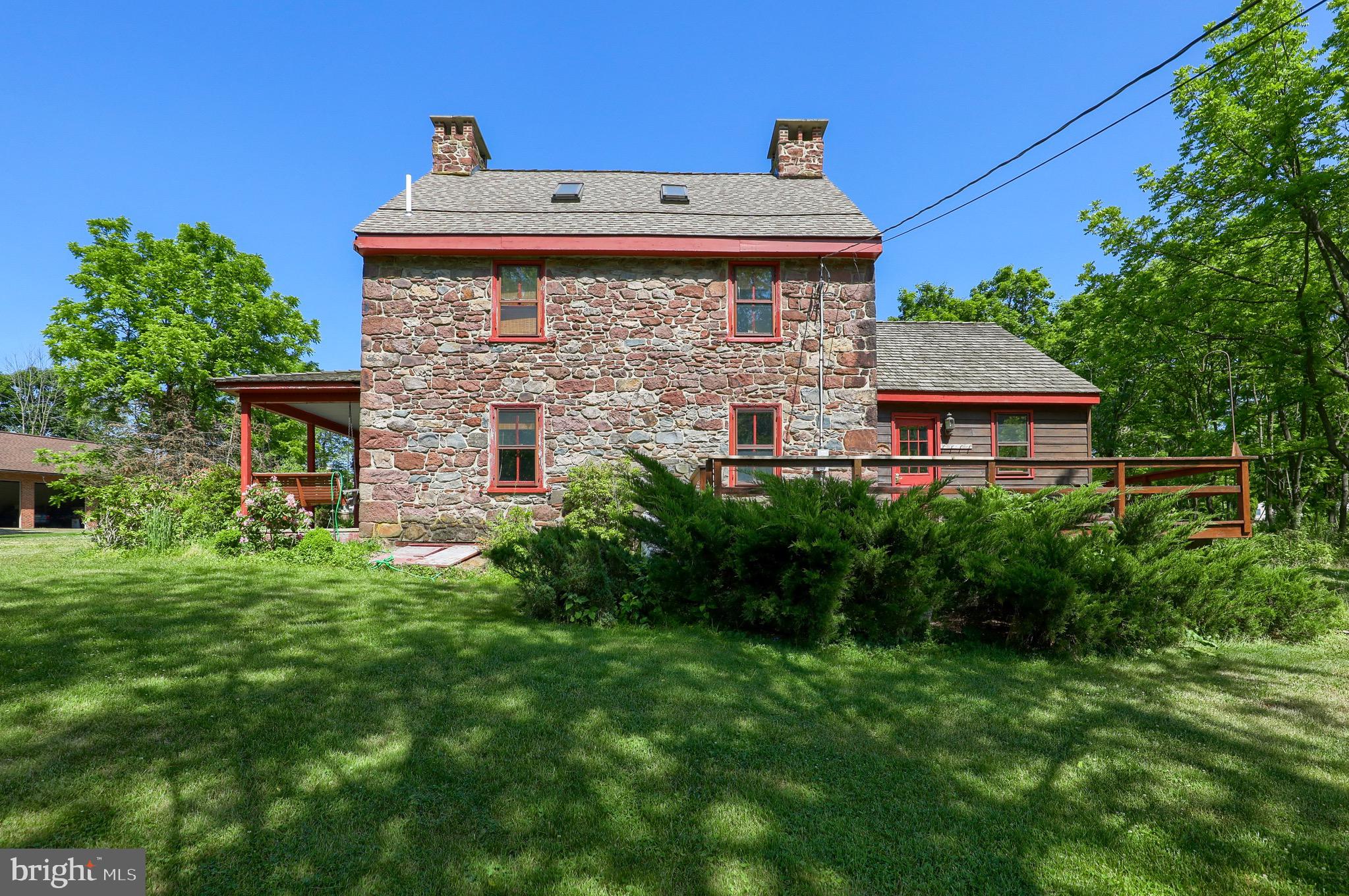 1252 Cocalico Road Birdsboro, PA 19508 - Photo 59 of 66 stone farmhouse deck
