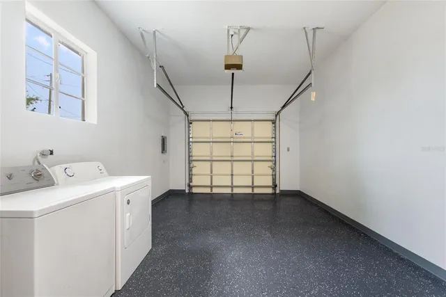 a view of utility room with washer and dryer