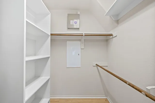 a view of walk in closet