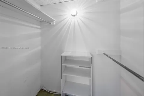 a view of walk in closet