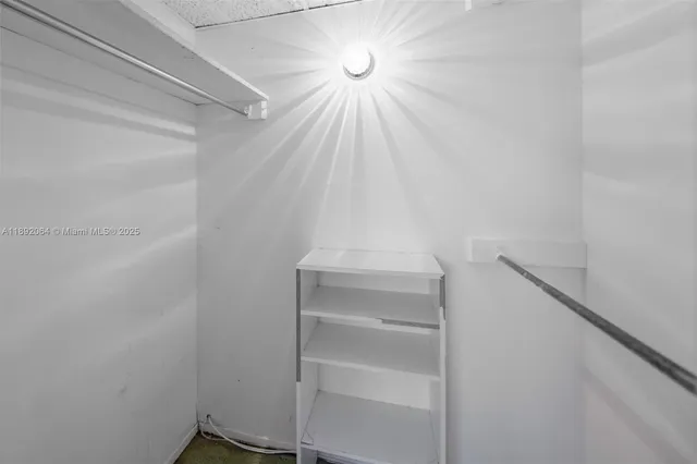 a view of walk in closet