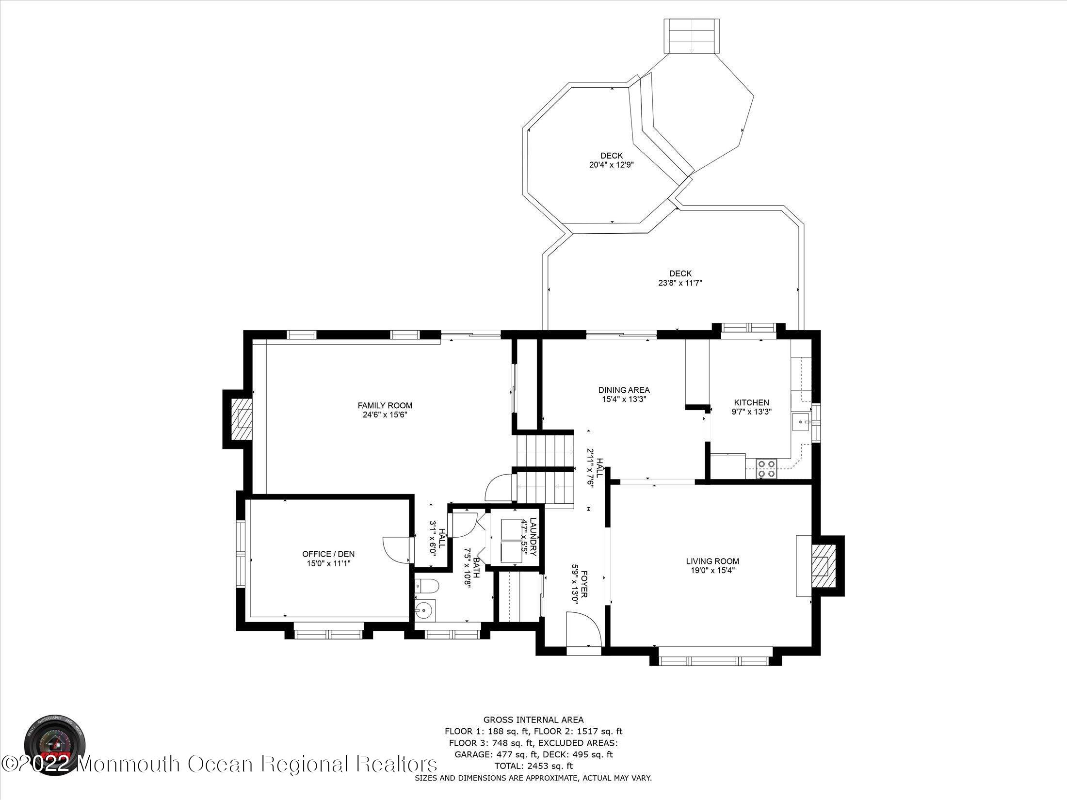 194 Ballantine Road Middletown, NJ 07748 - Photo 44 of 46 43 First and 2nd levels