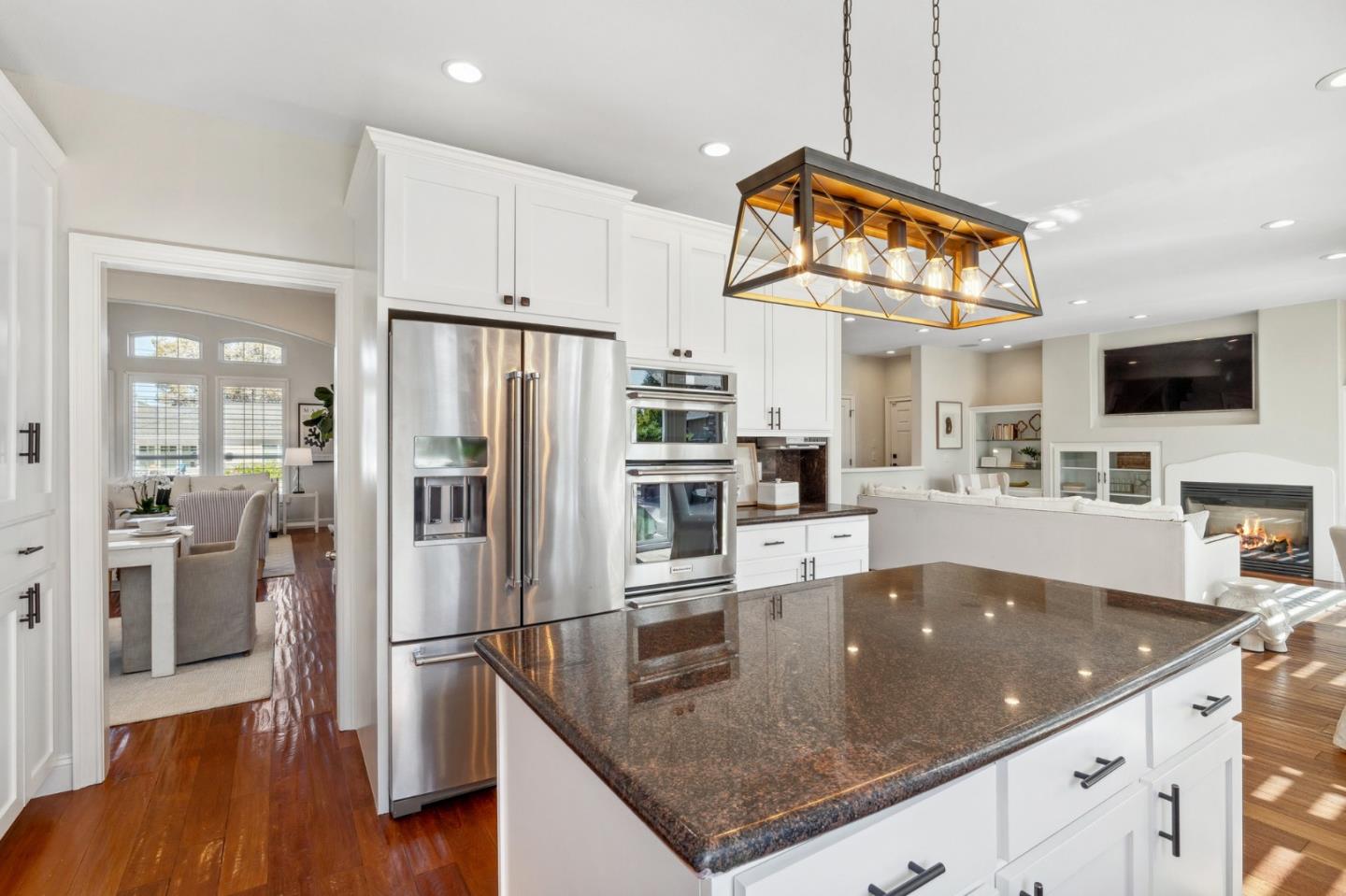 14574 Nelson Way San Jose, CA 95124 - Photo 14 of 62 a kitchen with stainless steel appliances granite countertop a refrigerator a oven and a refrigerator
