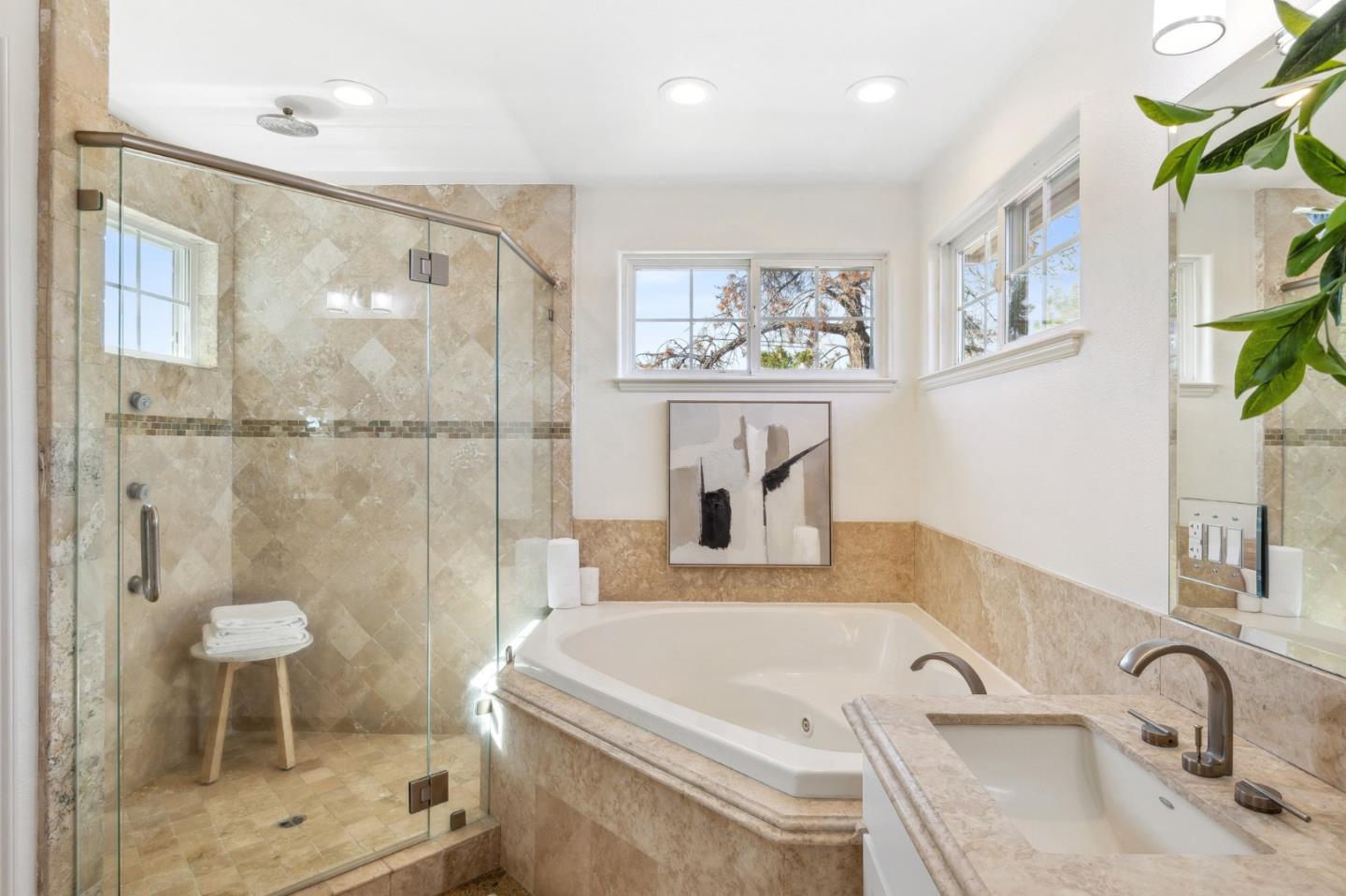 14574 Nelson Way San Jose, CA 95124 - Photo 39 of 62 a bathroom with a sink and a mirror