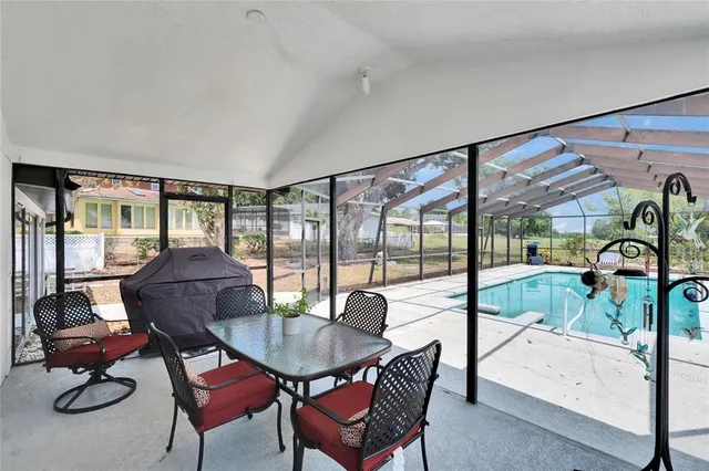 a view of a lake with houses