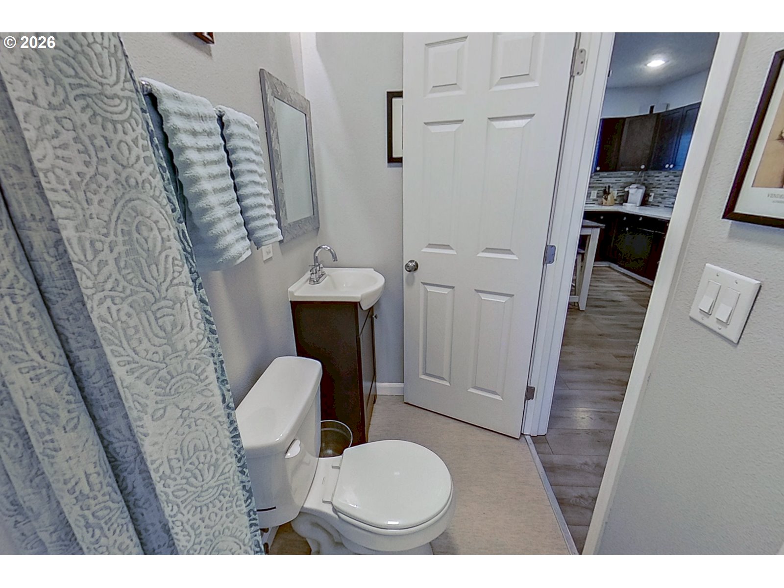 1214 North Clark Street Cornelius, OR 97113 - Photo 16 of 34 a bathroom with a toilet and a shower