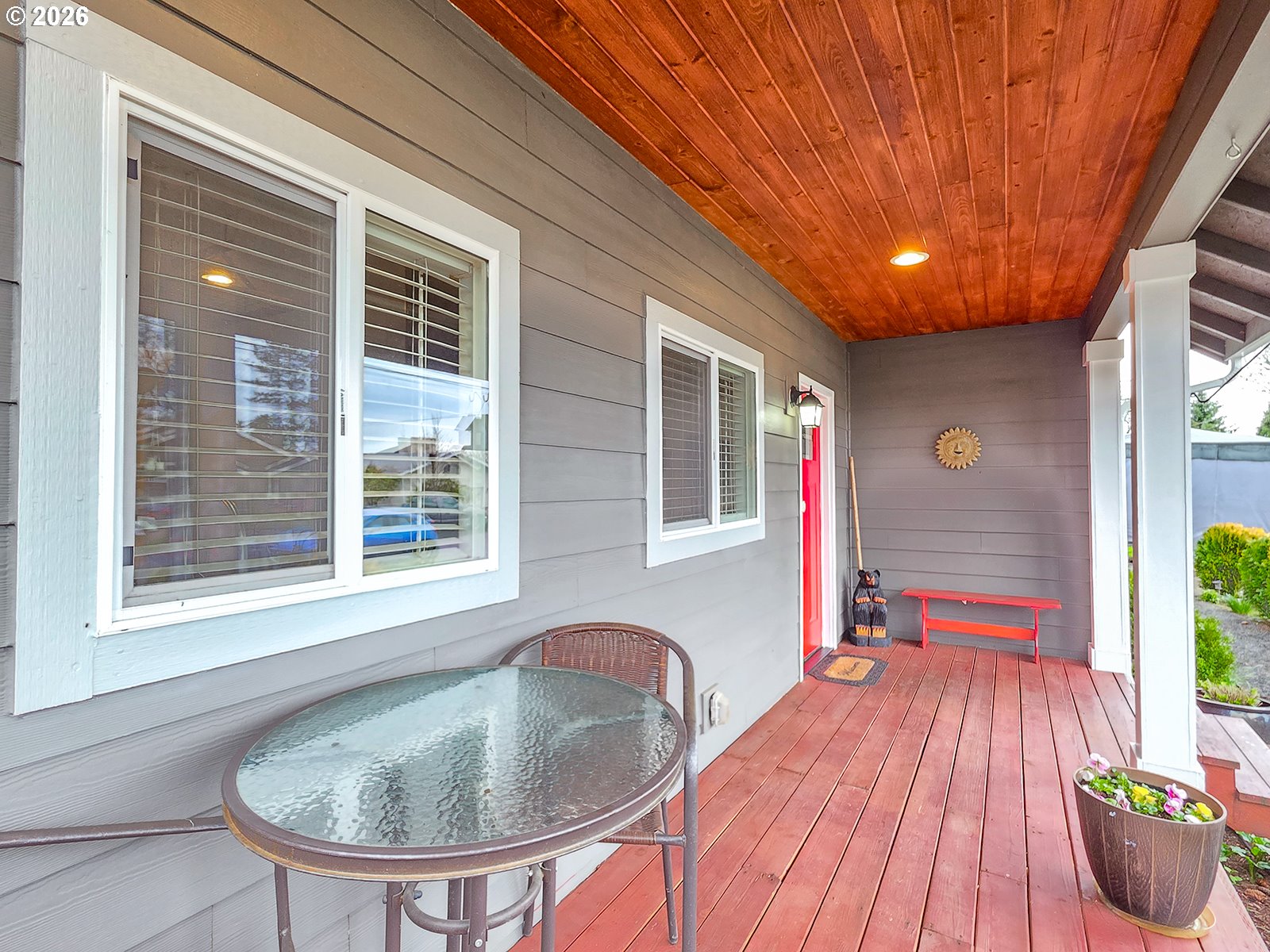 1214 North Clark Street Cornelius, OR 97113 - Photo 4 of 34 a balcony with table and chairs