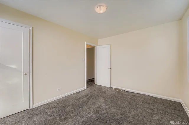 a view of an empty room