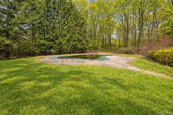 a view of yard with green space
