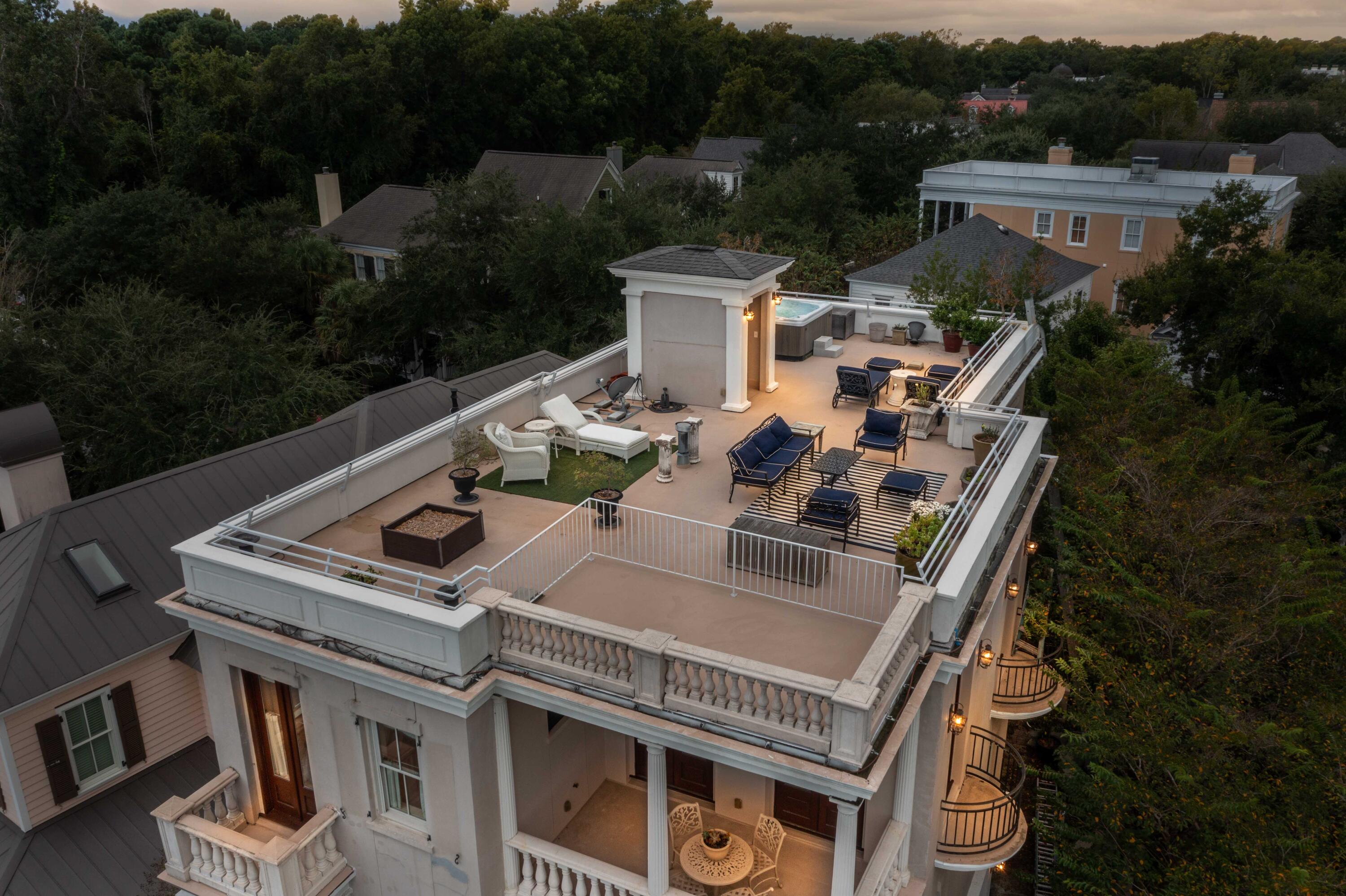 205 Ponsbury Road Mount Pleasant, SC 29464 - Photo 10 of 65 Rooftop at dusk