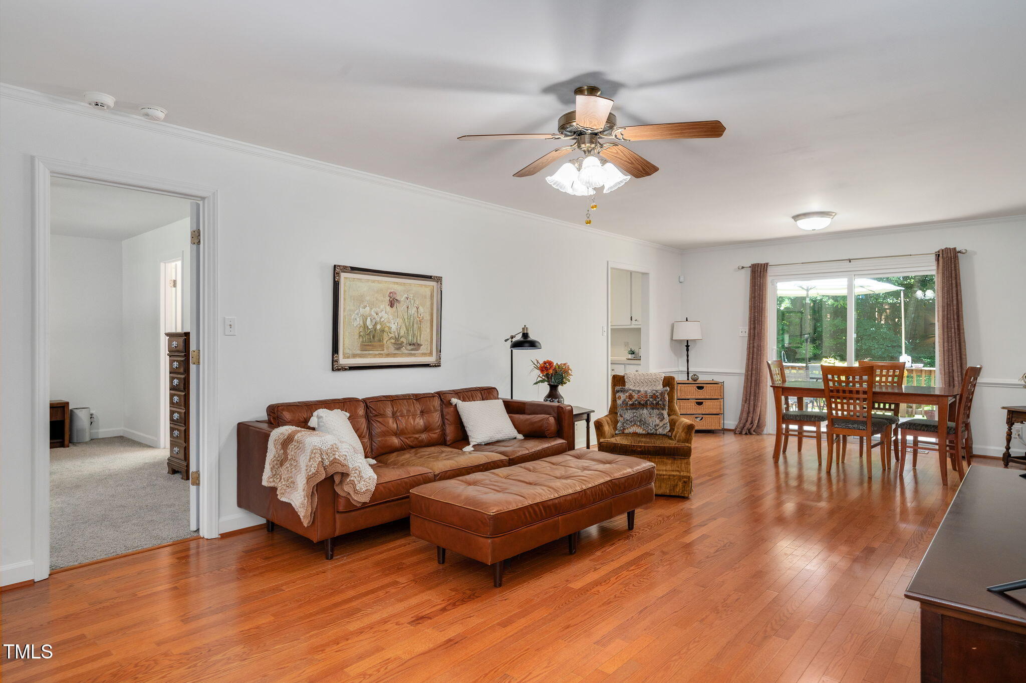 5320 Middleton Road Durham, NC 27713 - Photo 10 of 36 a living room with furniture and wooden floor