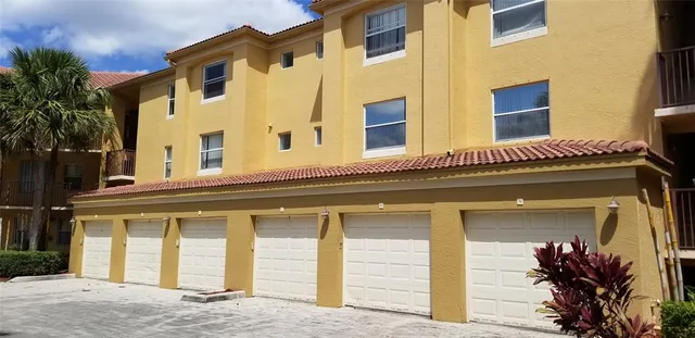 a front view of a building