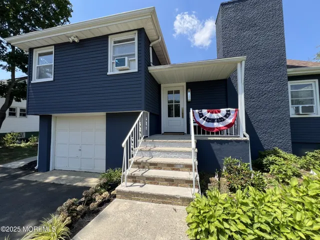 a front view of a house with entryway