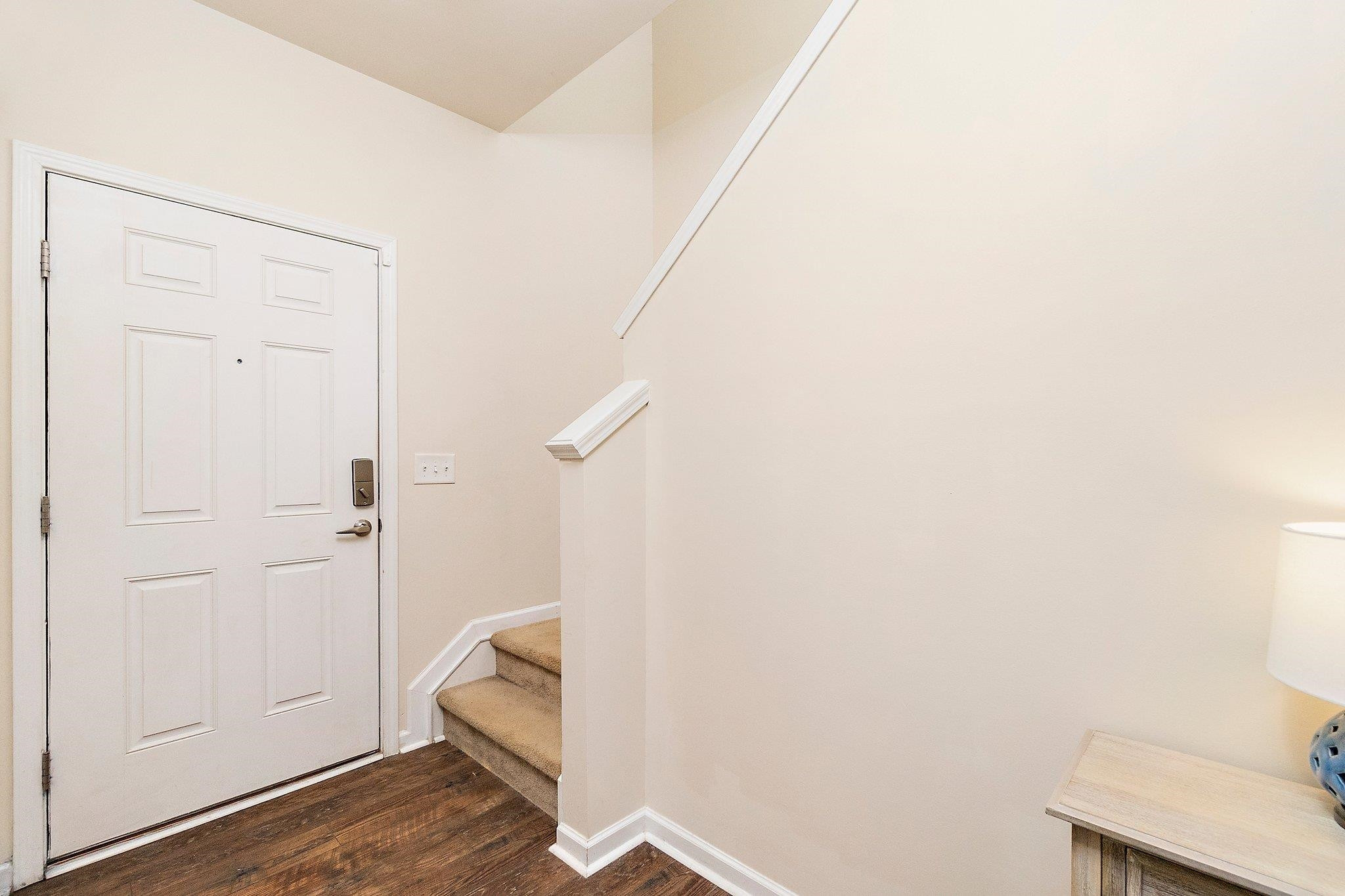 3525 Althorp Drive Raleigh, NC 27616 - Photo 15 of 28 a view of hallway with wooden floor