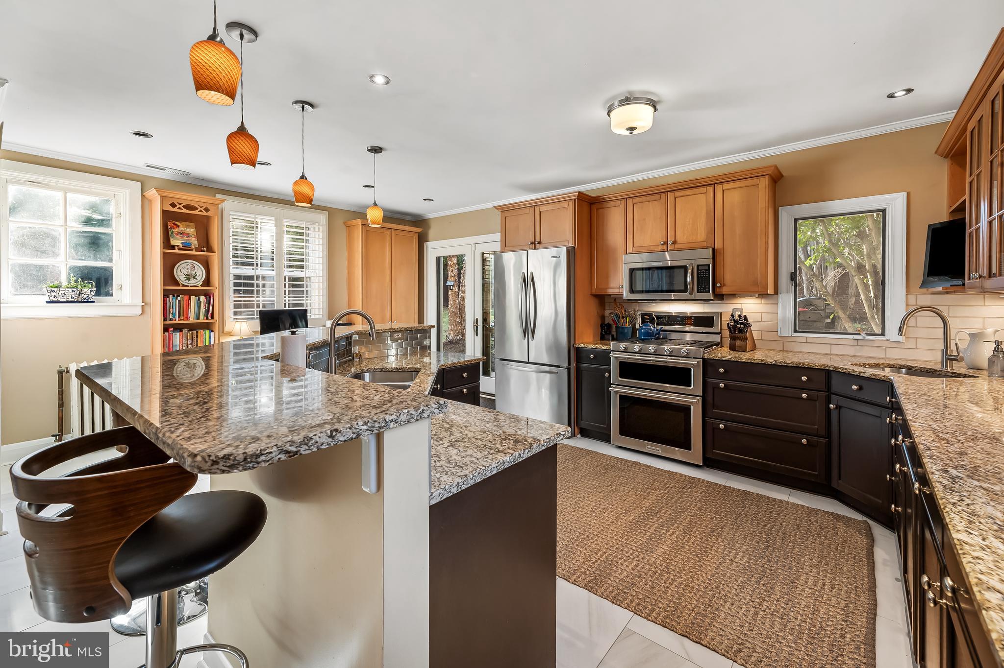 216 Wendover Road Baltimore, MD 21218 - Photo 21 of 83 Gourmet kitchen with recessed and pendant lighting