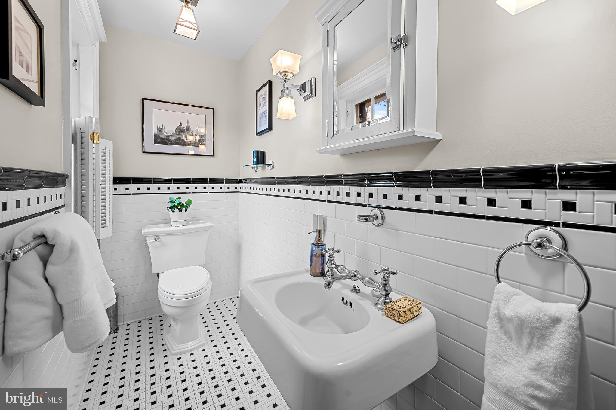 216 Wendover Road Baltimore, MD 21218 - Photo 39 of 83 Full bath w/radiant floor heating (2 of 3)
