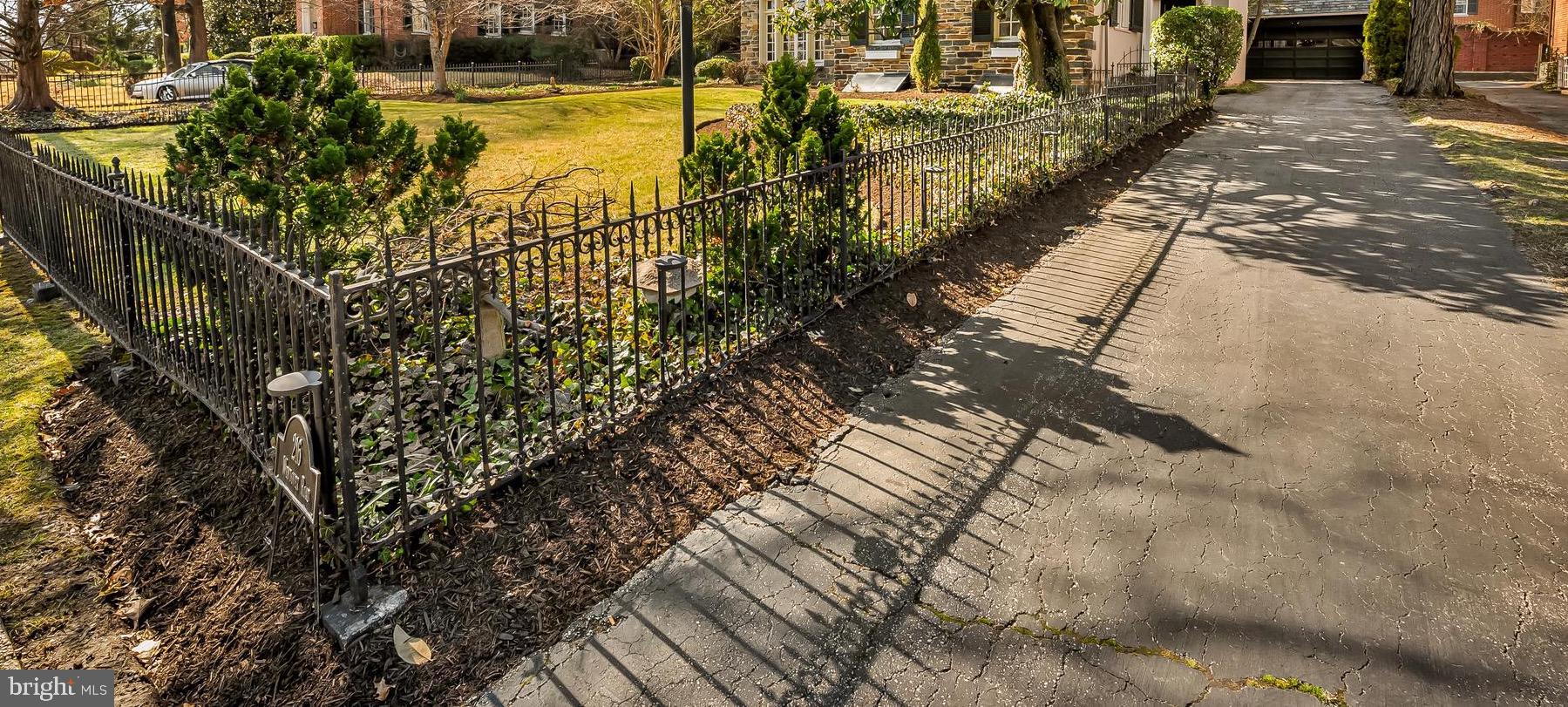 216 Wendover Road Baltimore, MD 21218 - Photo 60 of 83 100 year-old wrought iron fence - very cool!