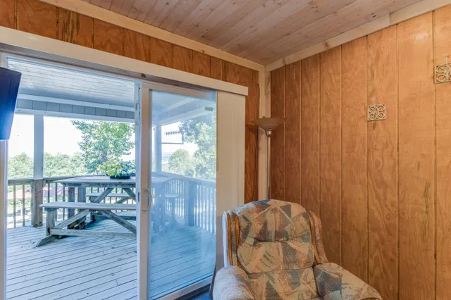 a room with furniture and a window