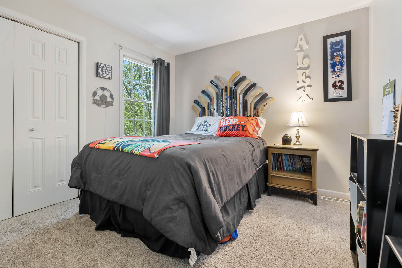 1016 Inverness Drive Antioch, IL 60002 - Photo 16 of 24 a bedroom with a bed and a closet