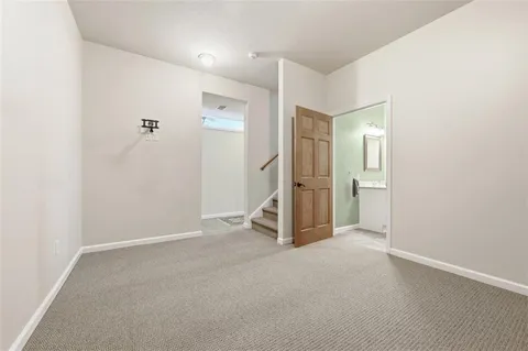 a view of empty room