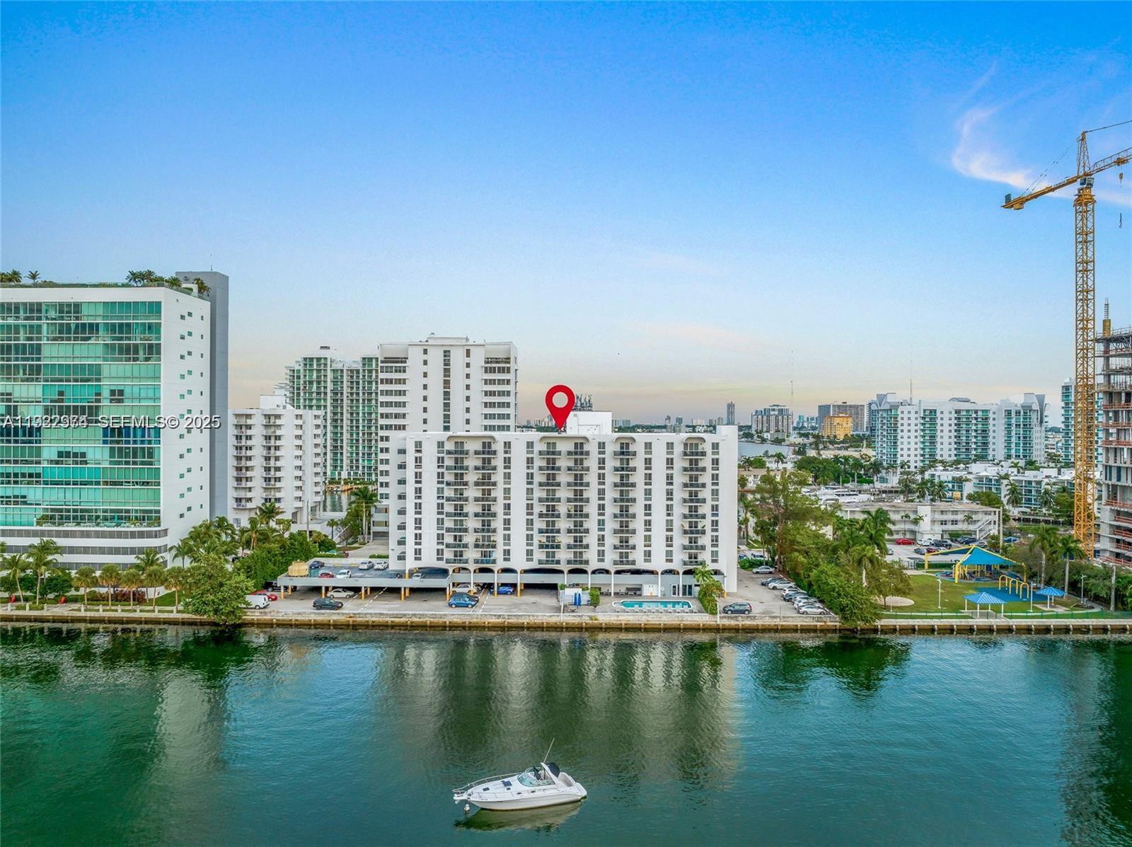 7928 West Drive, Unit 602 North Bay Village, FL 33141 - Photo 41 of 44 a view of a city with tall buildings
