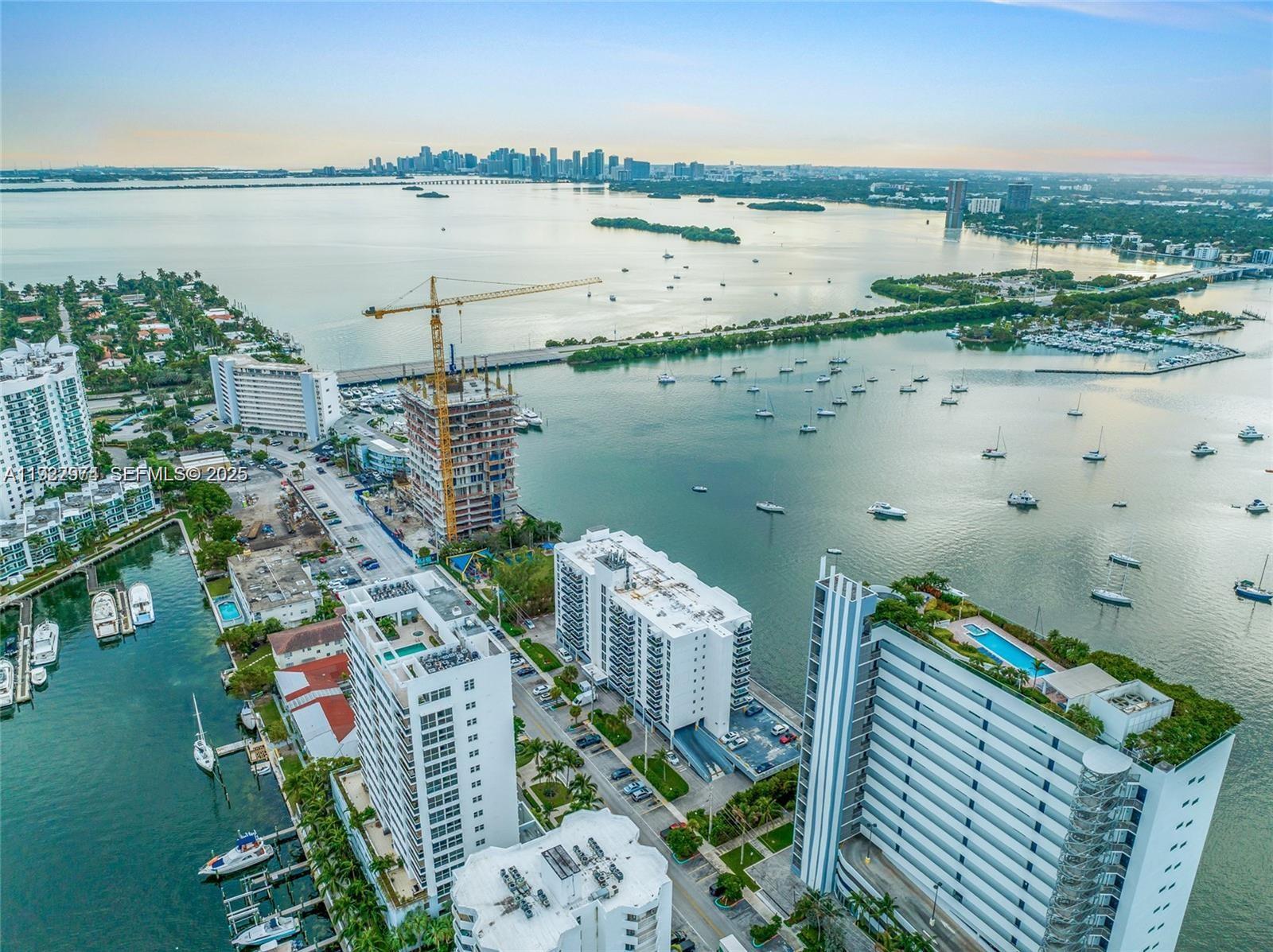 7928 West Drive, Unit 602 North Bay Village, FL 33141 - Photo 43 of 44 a view of lake with city