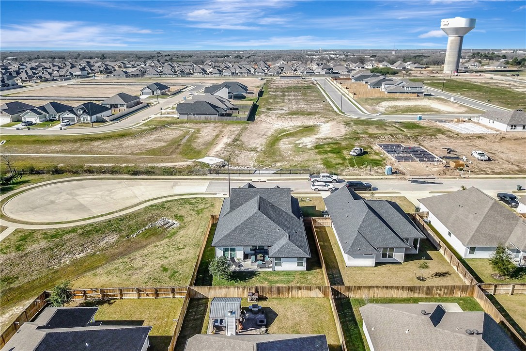 1908 Meridian Court Bryan, TX 77807 - Photo 43 of 46 Aerial view with the cul-de-sac, Great area for parking with a large family