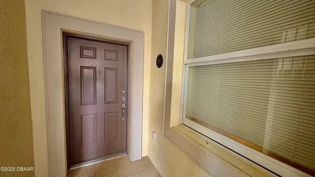 a view of front door