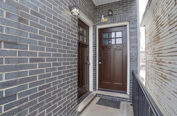 a view of front door of house