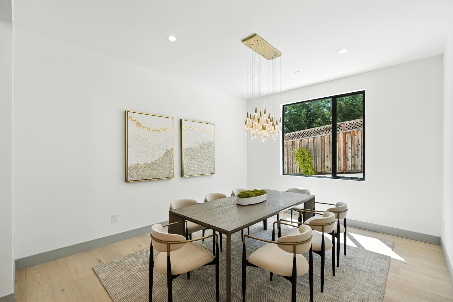 1127 Hillslope Place Los Altos, CA 94024 - Photo 23 of 70 a view of a dining room with furniture and a window