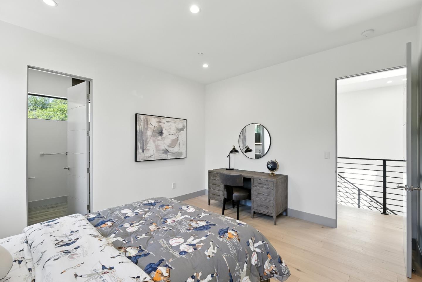 1127 Hillslope Place Los Altos, CA 94024 - Photo 40 of 70 a bedroom with a bed and a window