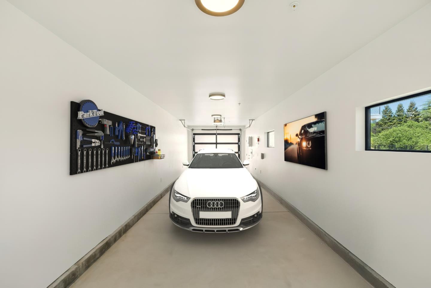 1127 Hillslope Place Los Altos, CA 94024 - Photo 64 of 70 a living room with furniture and flat screen tv