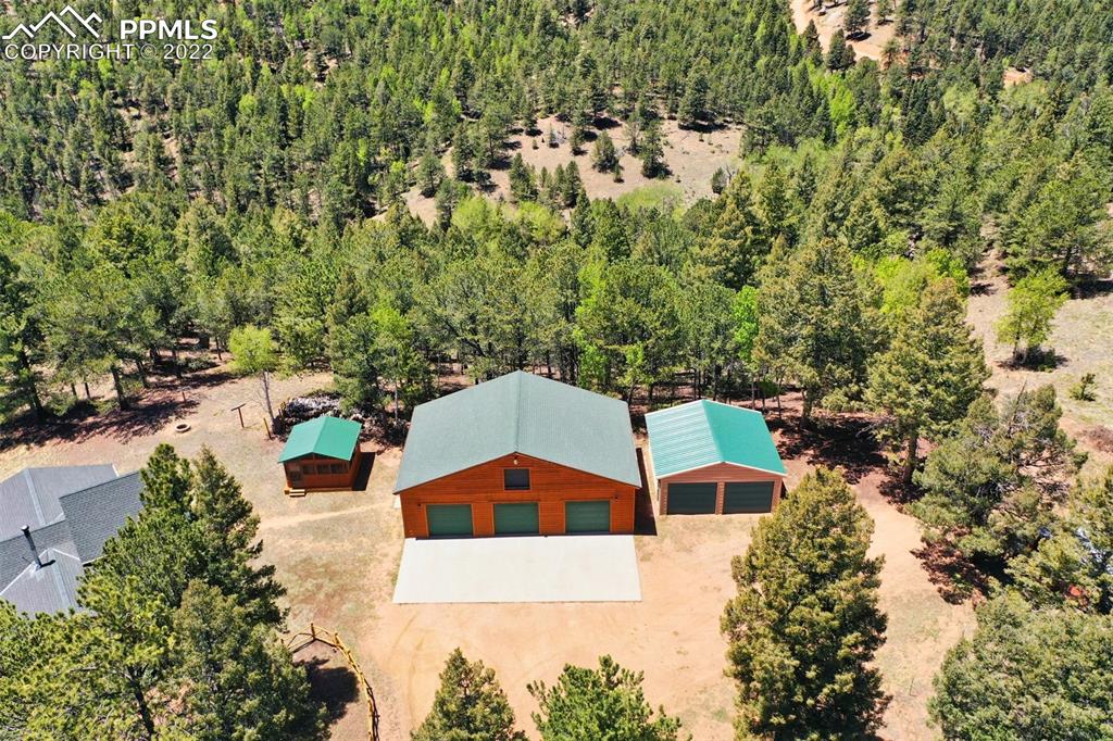 883 Rocky Mountain View Divide, CO 80814 - Photo 24 of 35 an aerial view of a house