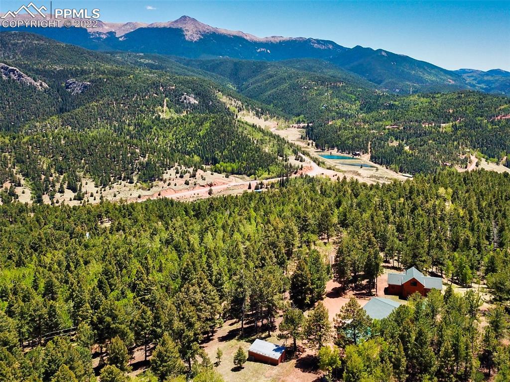 883 Rocky Mountain View Divide, CO 80814 - Photo 34 of 35 a view of a lush green hillside and houses