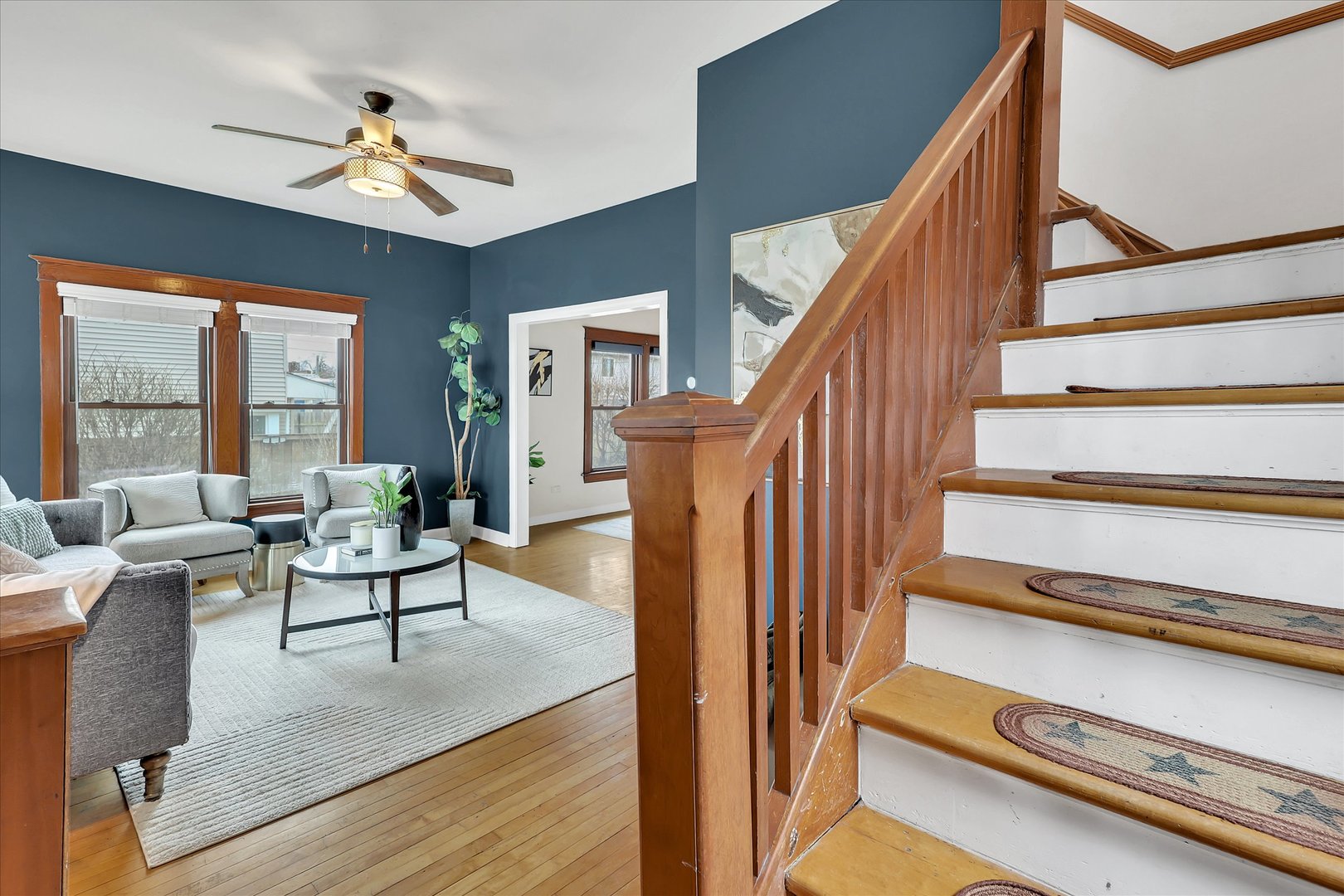 4038 Grove Avenue Brookfield, IL 60513 - Photo 23 of 45 a living room with wooden floor and furniture