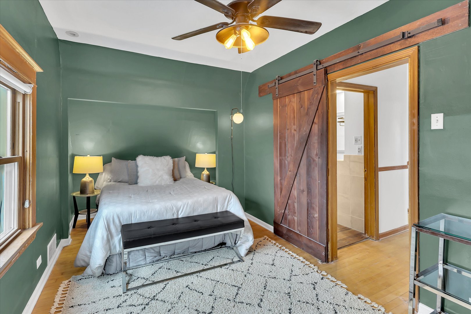 4038 Grove Avenue Brookfield, IL 60513 - Photo 30 of 45 a bedroom with a bed and a window