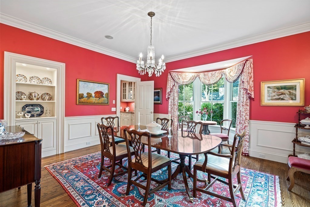 135 Washington Street Wellesley, MA 02481 - Photo 7 of 39 a view of a dining room with furniture window and outside view