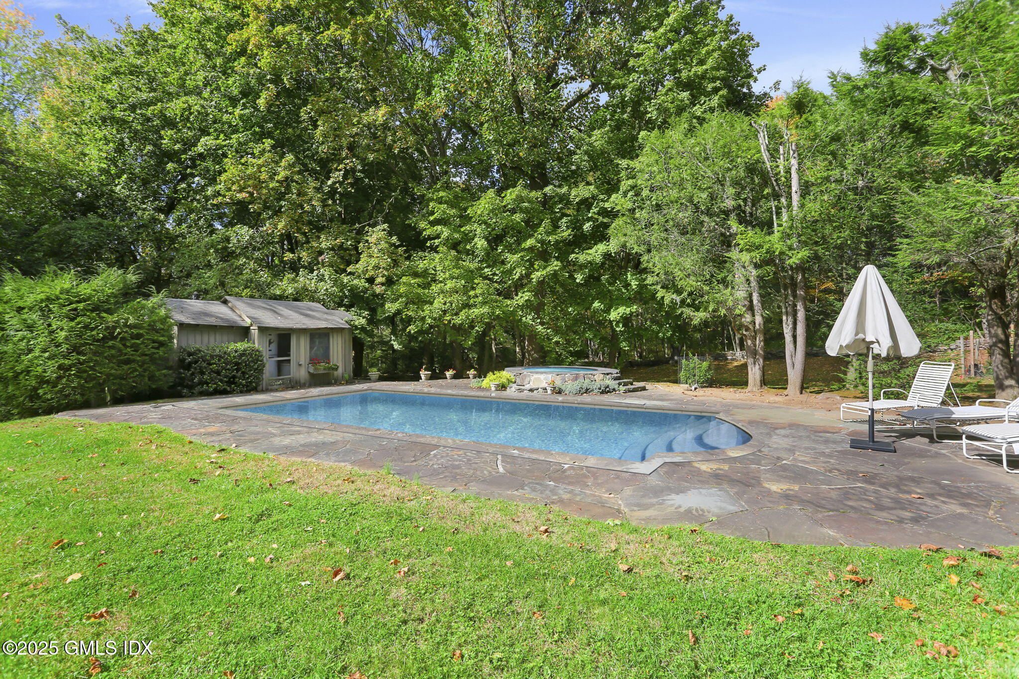 43 Sterling Road South Greenwich, CT 06831 - Photo 28 of 45 View to Pool and Spa