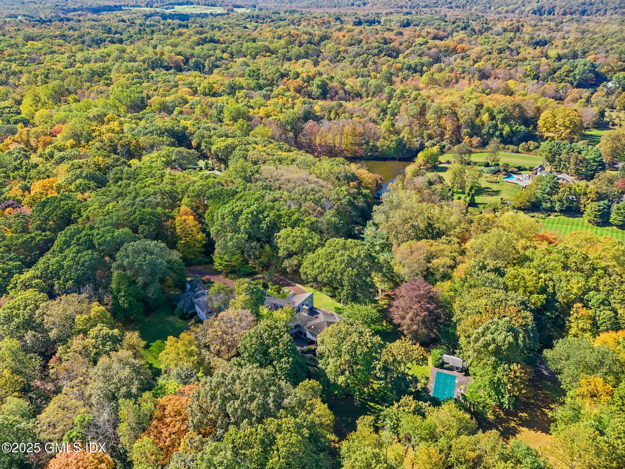 43 Sterling Road South Greenwich, CT 06831 - Photo 3 of 45 Aerial of Country Compound