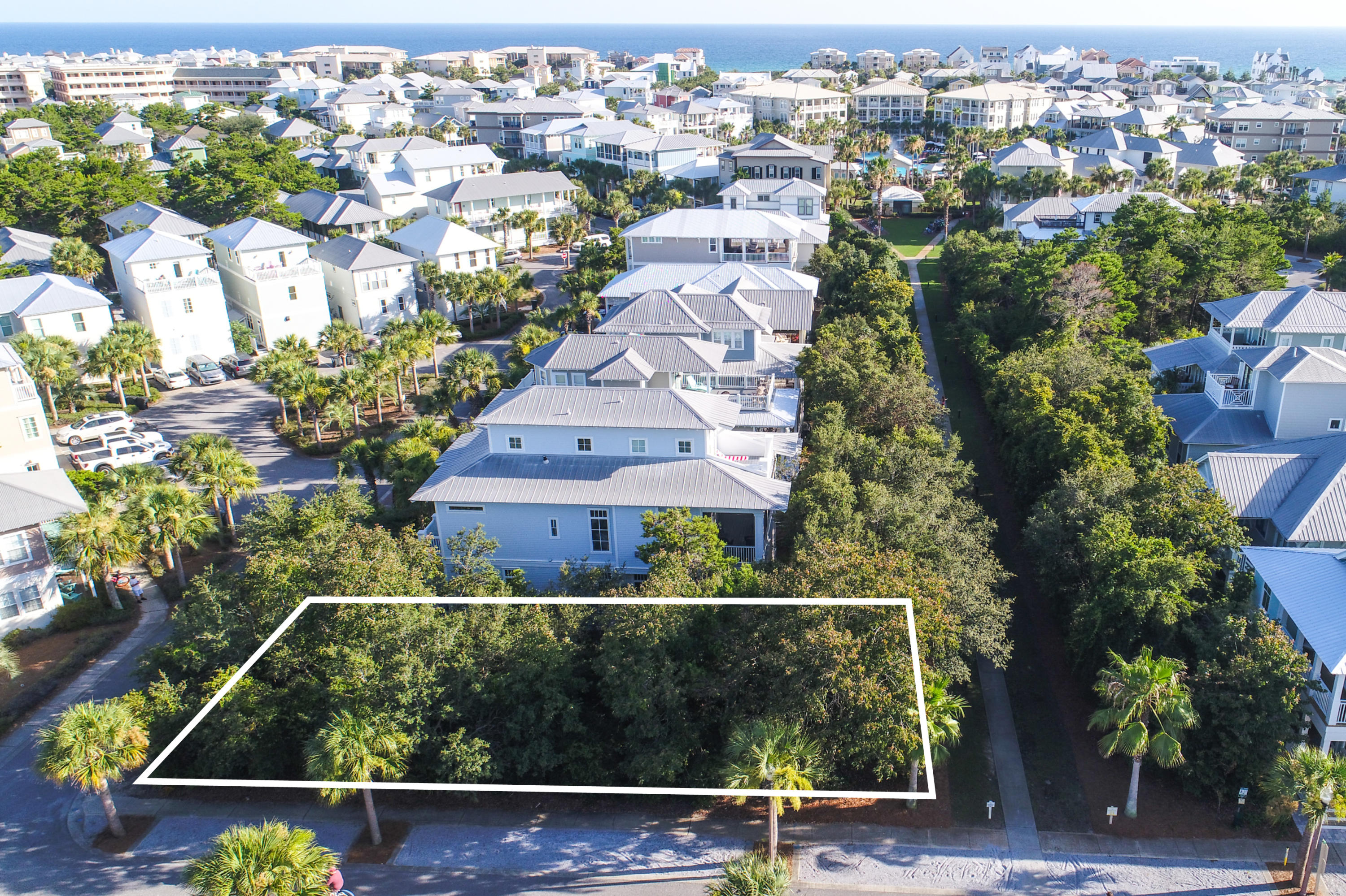 Lot 9 Beachcomber Ln Inlet Beach Inlet Beach, FL 32461 - Photo 2 of 20 an aerial view of residential houses with outdoor space