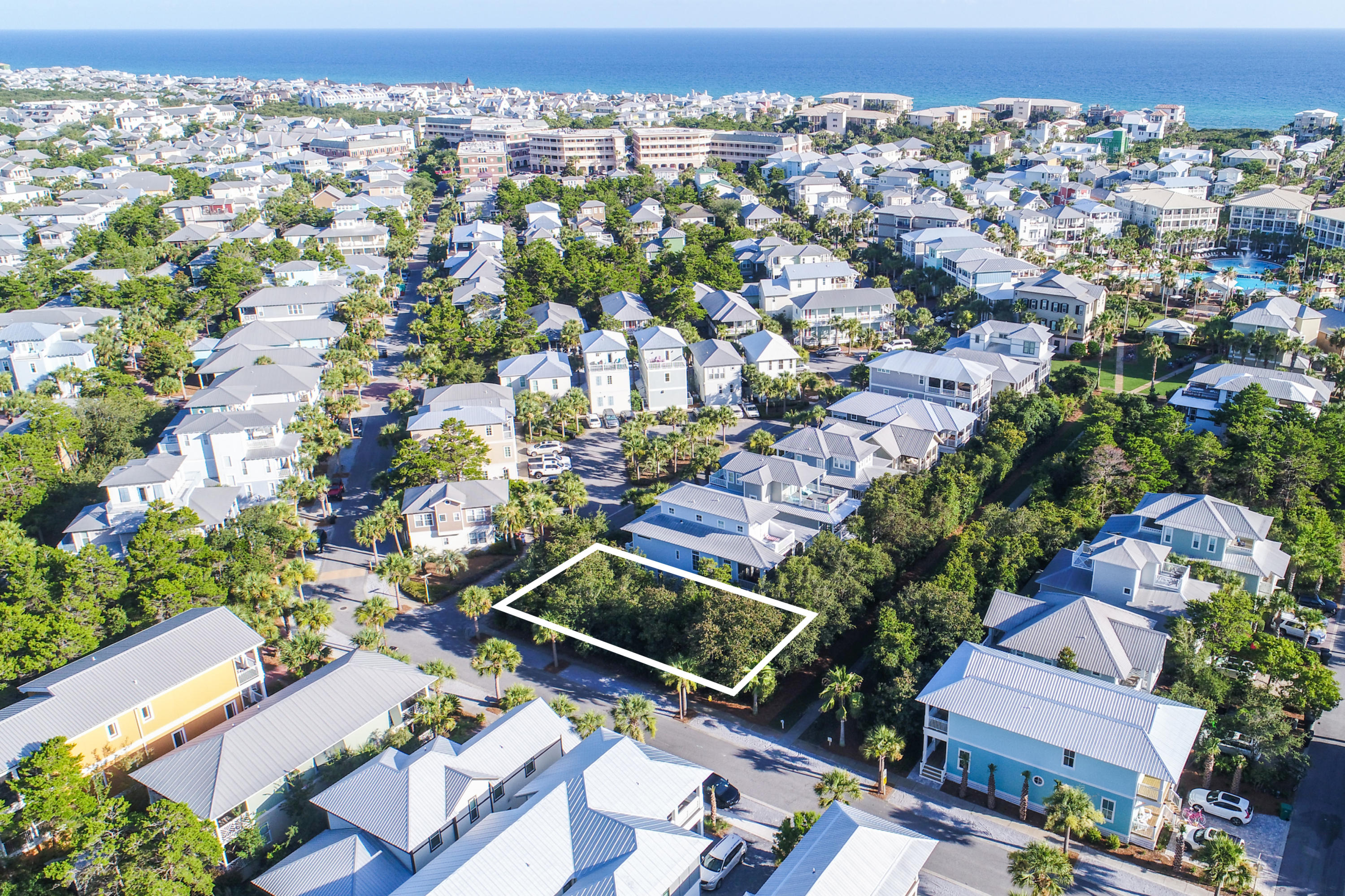 Lot 9 Beachcomber Ln Inlet Beach Inlet Beach, FL 32461 - Photo 6 of 20 an aerial view of a city with lots of residential buildings