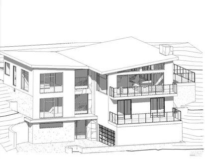 a black and white photo of a house