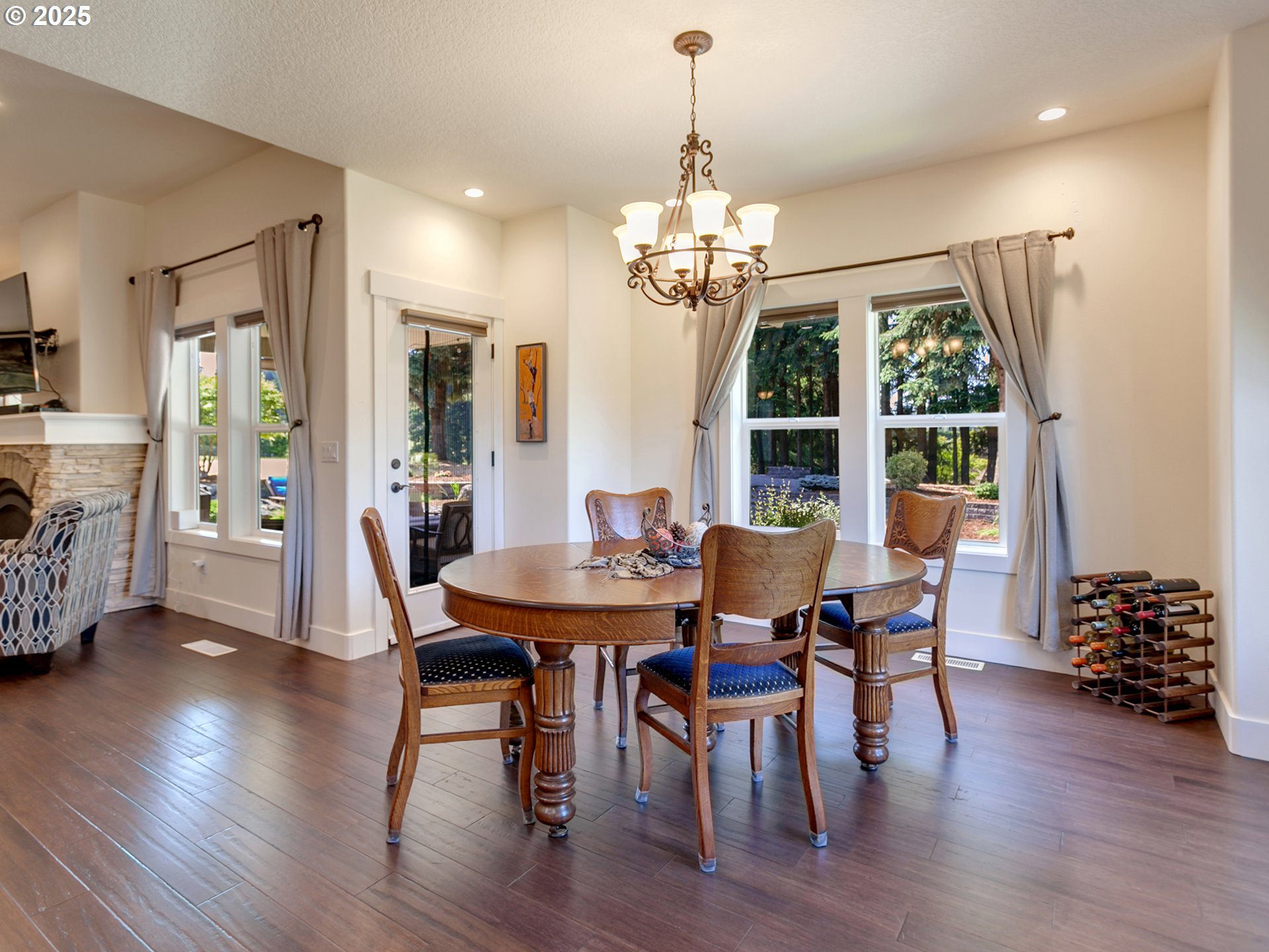 36280 Southeast Hauglum Road Sandy, OR 97055 - Photo 12 of 31 a view of a dining room with furniture window and wooden floor