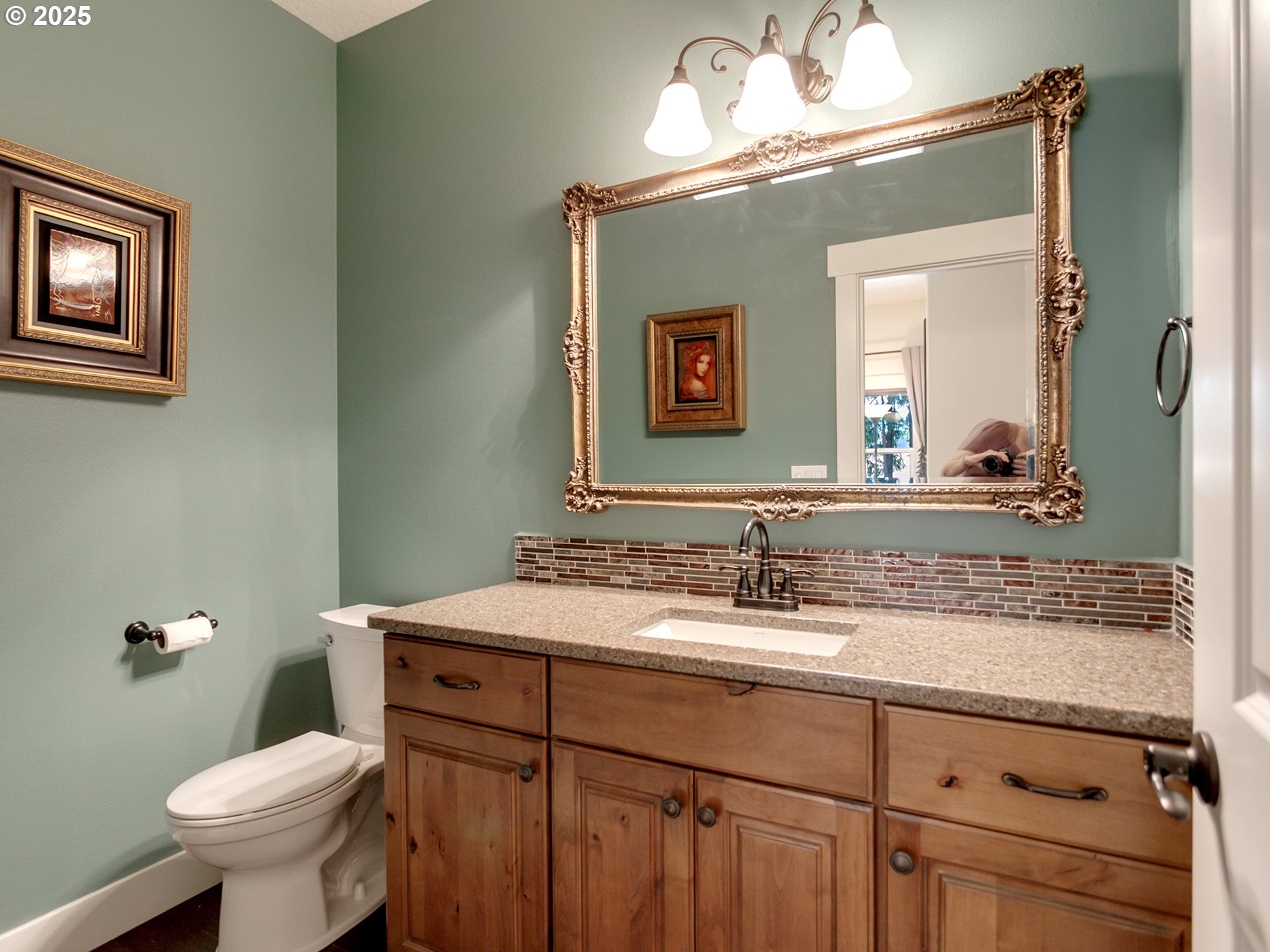 36280 Southeast Hauglum Road Sandy, OR 97055 - Photo 13 of 31 a bathroom with a sink and a mirror