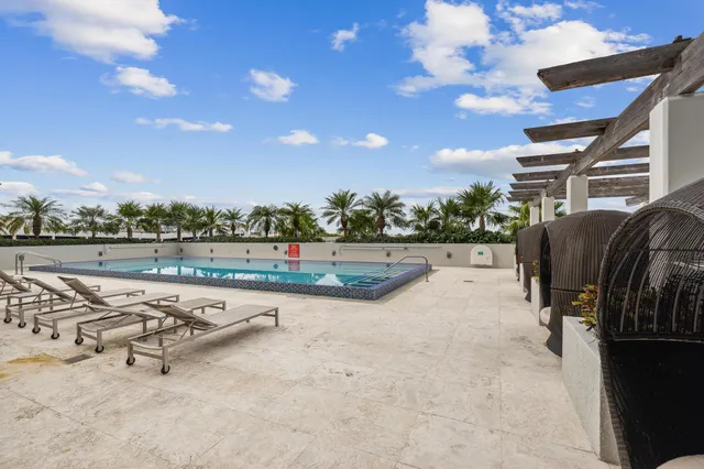 a view of outdoor space with seating area