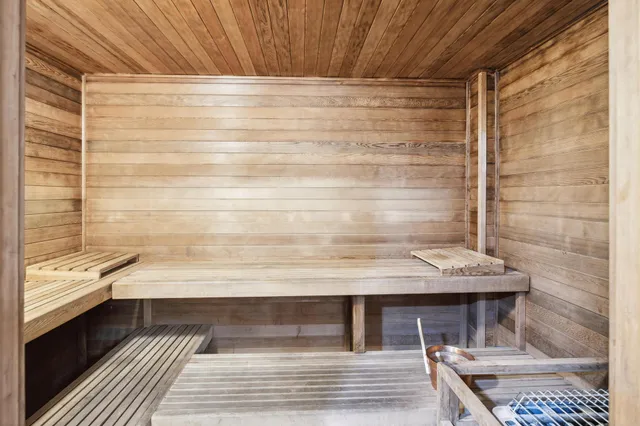 a view of a balcony with an outdoor space